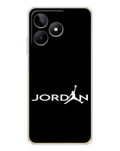 Чехол для Realme Note 60 с картинкой «Jordan White Logo» Чехол для Realme Note 60 с картинкой «Jordan White Logo»