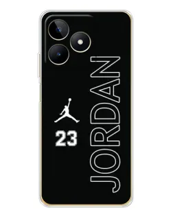Чехол для Realme Note 60 с картинкой «Jordan Vertical»