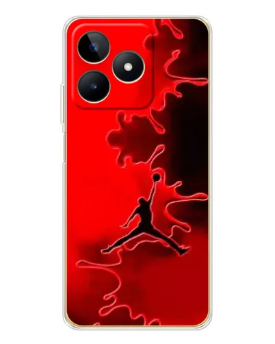 Чехол для Realme Note 60 с картинкой «Jordan Red Smoke» Чехол для Realme Note 60 с картинкой «Jordan Red Smoke»