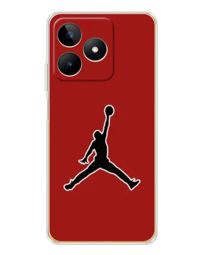 Чехол для Realme Note 60 с картинкой «Jordan Red Back» Чехол для Realme Note 60 с картинкой «Jordan Red Back»