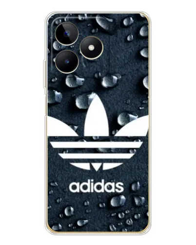 Чехол для Realme Note 60 с картинкой «Adidas Trefoil Blue» Чехол для Realme Note 60 с картинкой «Adidas Trefoil Blue»