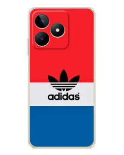Чехол для Realme Note 60 с картинкой «Ретро блоки Adidas»
