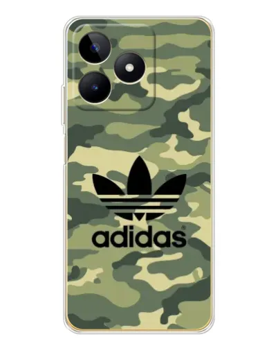 Чехол для Realme Note 60 с картинкой «Милитари стиль Adidas» Чехол для Realme Note 60 с картинкой «Милитари стиль Adidas»