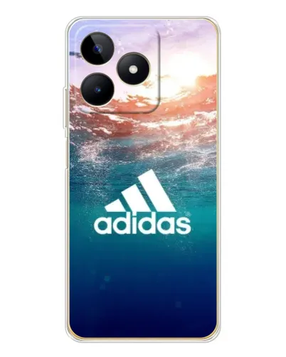 Чехол для Realme Note 60 с картинкой «Океанская глубина адидас» Чехол для Realme Note 60 с картинкой «Океанская глубина адидас»