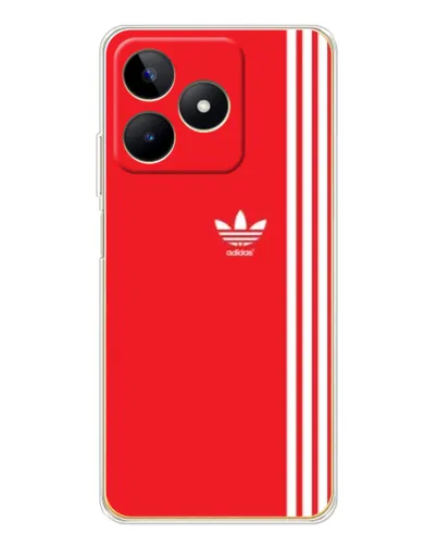 Чехол для Realme Note 60 с картинкой «Красный минимализм Adidas» Чехол для Realme Note 60 с картинкой «Красный минимализм Adidas»