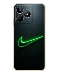 Чехол для Realme Note 60 с картинкой «Неоновый контур Nike» Чехол для Realme Note 60 с картинкой «Неоновый контур Nike»