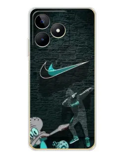Чехол для Realme Note 60 с картинкой «Спортивный арт Nike» Чехол для Realme Note 60 с картинкой «Спортивный арт Nike»