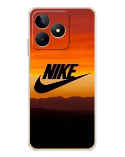 Чехол для Realme Note 60 с картинкой «Nike — вечерний горизонт»