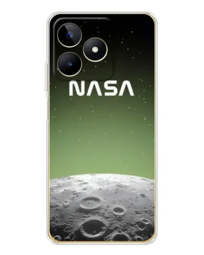 Чехол для Realme Note 60 с картинкой «NASA — лунный градиент» Чехол для Realme Note 60 с картинкой «NASA — лунный градиент»