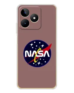 Чехол для Realme Note 60 с картинкой «NASA — ретро космос»