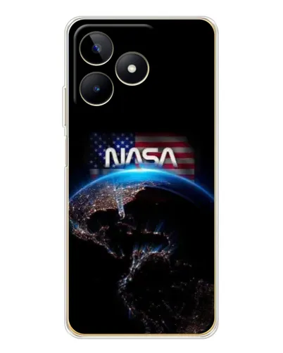 Чехол для Realme Note 60 с картинкой «Земля из космоса NASA» Чехол для Realme Note 60 с картинкой «Земля из космоса NASA»
