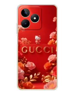 Чехол для Realme Note 60 с картинкой «Gucci — золотой сад»