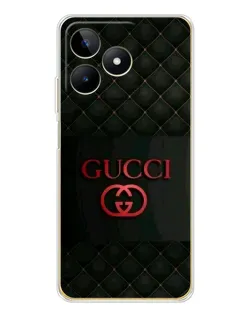 Чехол для Realme Note 60 с картинкой «Gucci — стеганый черный»