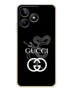 Чехол для Realme Note 60 с картинкой «Gucci — серебряная змея»