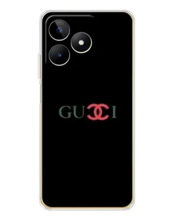 Чехол для Realme Note 60 с картинкой «Gucci — красный градиент»
