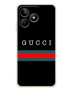 Чехол для Realme Note 60 с картинкой «Gucci — красный пояс»