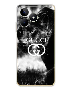 Чехол для Realme Note 60 с картинкой «Gucci — дикая природа»