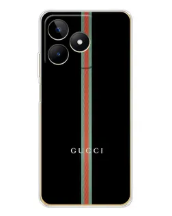 Чехол для Realme Note 60 с картинкой «Gucci — строгая линия»