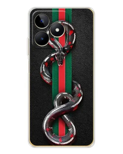 Чохол для Realme Note 60 з картинкою «Gucci — змія на смузі» Чохол для Realme Note 60 з картинкою «Gucci — змія на смузі»