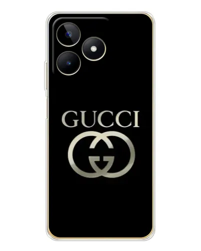 Чохол для Realme Note 60 з картинкою «Gucci — золото на чорному» Чохол для Realme Note 60 з картинкою «Gucci — золото на чорному»
