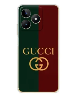 Чехол для Realme Note 60 с картинкой «Gucci — темно-зеленый градиент»