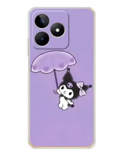 Чохол для Realme Note 60 з картинкою «Kuromi з парасолькою»