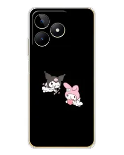 Чохол для Realme Note 60 з картинкою «My Melody та Kuromi»