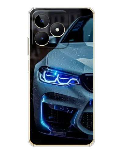 Чохол для Realme Note 60 з картинкою «Погляд BMW з синіми фарами» Чохол для Realme Note 60 з картинкою «Погляд BMW з синіми фарами»