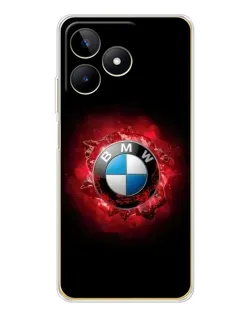 Чехол для Realme Note 60 с картинкой «Логотип BMW — вспышка» Чехол для Realme Note 60 с картинкой «Логотип BMW — вспышка»