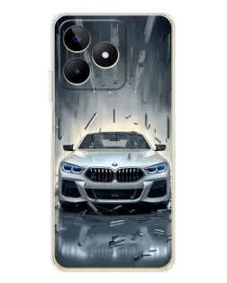 Чехол для Realme Note 60 с картинкой «BMW в свете фар» Чехол для Realme Note 60 с картинкой «BMW в свете фар»
