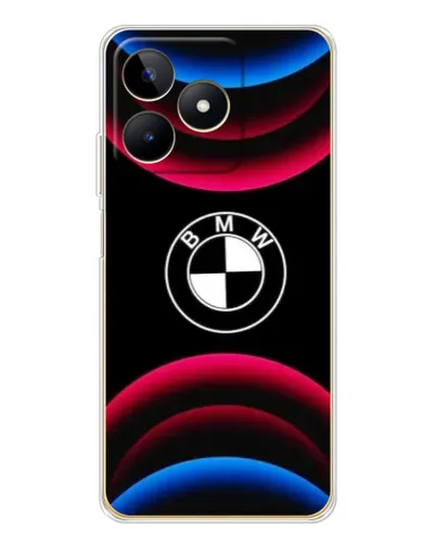 Чохол для Realme Note 60 з картинкою «Логотип BMW та неонові дуги» Чохол для Realme Note 60 з картинкою «Логотип BMW та неонові дуги»