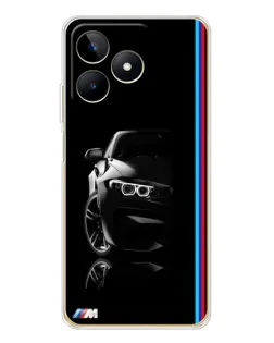 Чехол для Realme Note 60 с картинкой «Силуэт BMW в темноте» Чехол для Realme Note 60 с картинкой «Силуэт BMW в темноте»