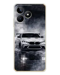 Чехол для Realme Note 60 с картинкой «BMW сквозь туман» Чехол для Realme Note 60 с картинкой «BMW сквозь туман»