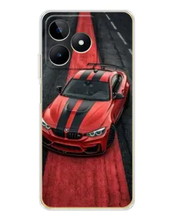 Чехол для Realme Note 60 с картинкой «BMW на красной дорожке» Чехол для Realme Note 60 с картинкой «BMW на красной дорожке»