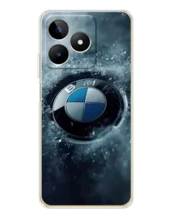 Чехол для Realme Note 60 с картинкой «Логотип BMW — лед» Чехол для Realme Note 60 с картинкой «Логотип BMW — лед»