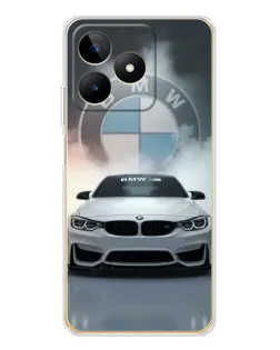 Чехол для Realme Note 60 с картинкой «BMW в белом дыму» Чехол для Realme Note 60 с картинкой «BMW в белом дыму»