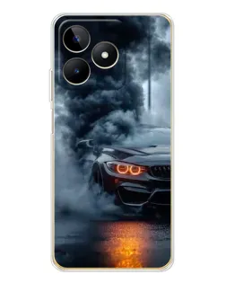 Чехол для Realme Note 60 с картинкой «BMW M-Power — абстракция» Чехол для Realme Note 60 с картинкой «BMW M-Power — абстракция»