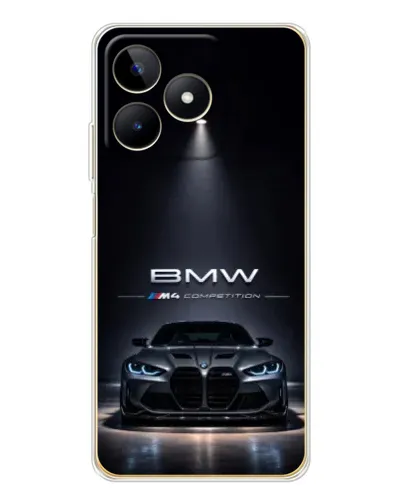 Чехол для Realme Note 60 с картинкой «BMW сквозь ночной город» Чехол для Realme Note 60 с картинкой «BMW сквозь ночной город»
