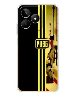 Чехол для Realme Note 60 с картинкой «PUBG — камуфляжный шлем»