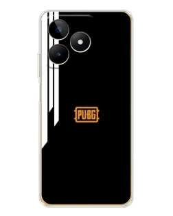 Чехол для Realme Note 60 с картинкой «PUBG — вертикальные линии»