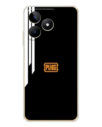 Чехол для Realme Note 60 с картинкой «PUBG — вертикальные линии»