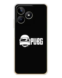 Чехол для Realme Note 60 с картинкой «PUBG — классический лого»