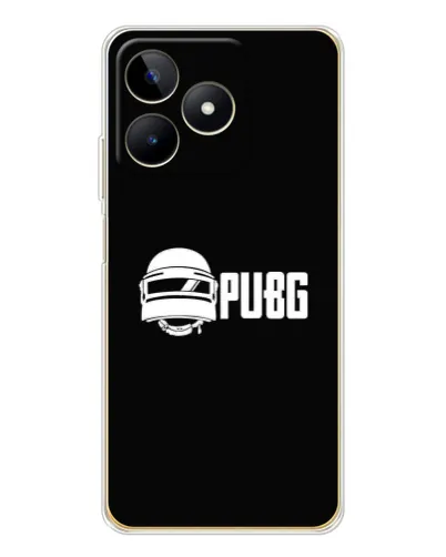Чехол для Realme Note 60 с картинкой «PUBG — классический лого»