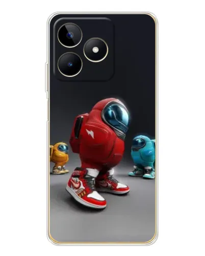 Чехол для Realme Note 60 с картинкой «Among Us — 3D стиль» Чехол для Realme Note 60 с картинкой «Among Us — 3D стиль»