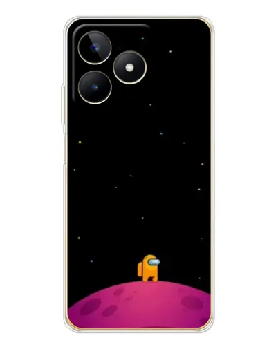Чехол для Realme Note 60 с картинкой «Одинокий герой на планете» Чехол для Realme Note 60 с картинкой «Одинокий герой на планете»