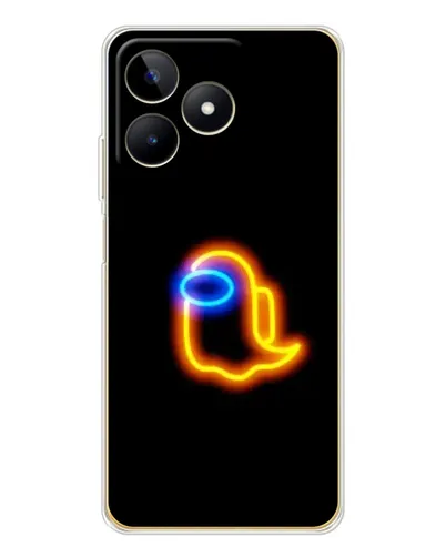 Чехол для Realme Note 60 с картинкой «Among Us неоновое сияние» Чехол для Realme Note 60 с картинкой «Among Us неоновое сияние»
