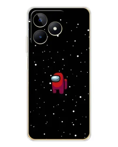 Чехол для Realme Note 60 с картинкой «Красный Among Us» Чехол для Realme Note 60 с картинкой «Красный Among Us»