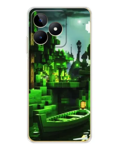 Чехол для Realme Note 60 с картинкой «Minecraft лесной пейзаж» Чехол для Realme Note 60 с картинкой «Minecraft лесной пейзаж»