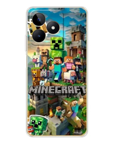 Чехол для Realme Note 60 с картинкой «Замок Minecraft» Чехол для Realme Note 60 с картинкой «Замок Minecraft»