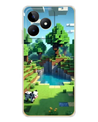Чехол для Realme Note 60 с картинкой «Minecraft летний день» Чехол для Realme Note 60 с картинкой «Minecraft летний день»